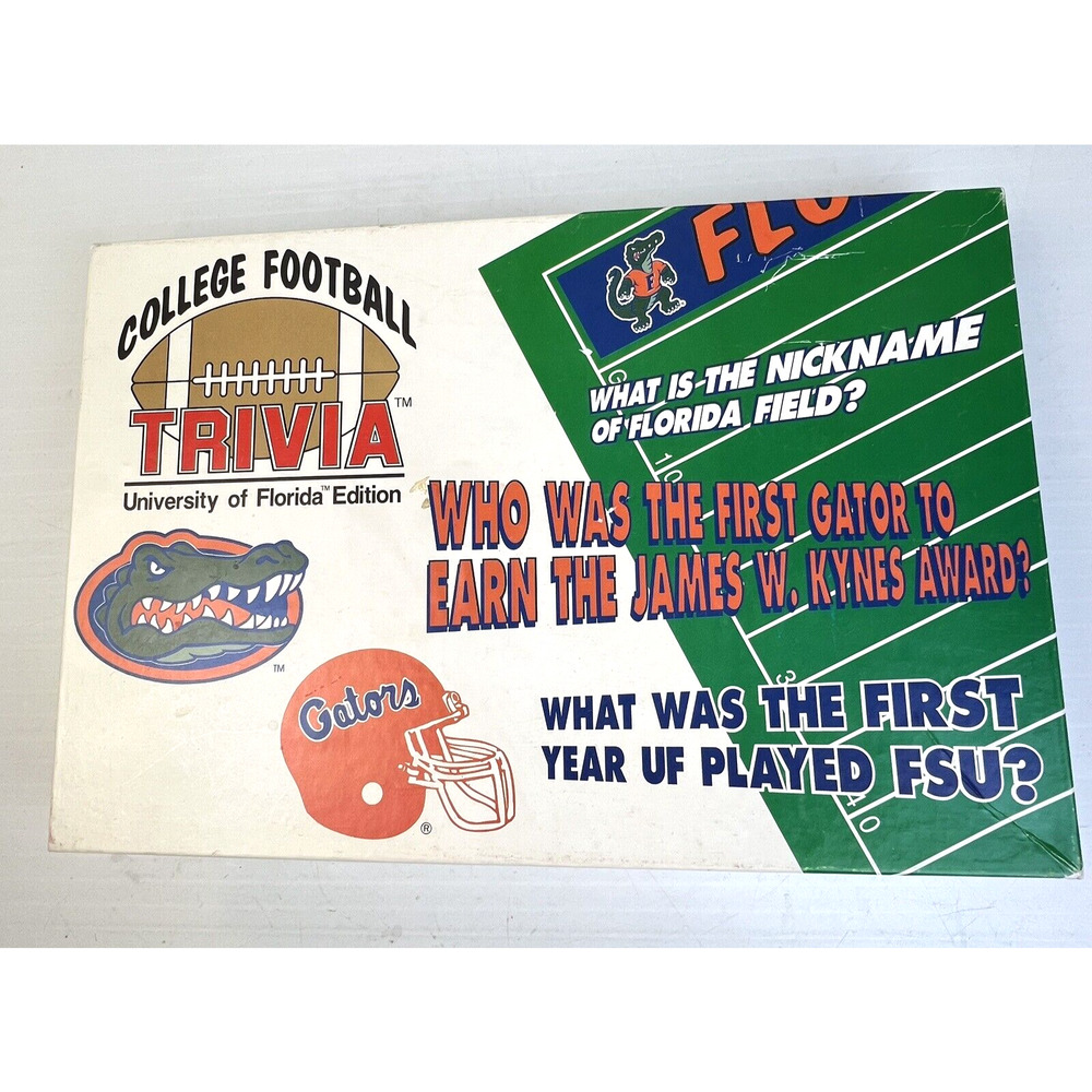 University of Florida College Football Trivia Game Sports NCAA Fan Gift
